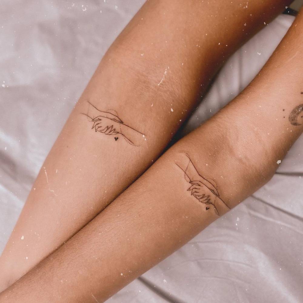 tatuagem de amizade para 3 amigas