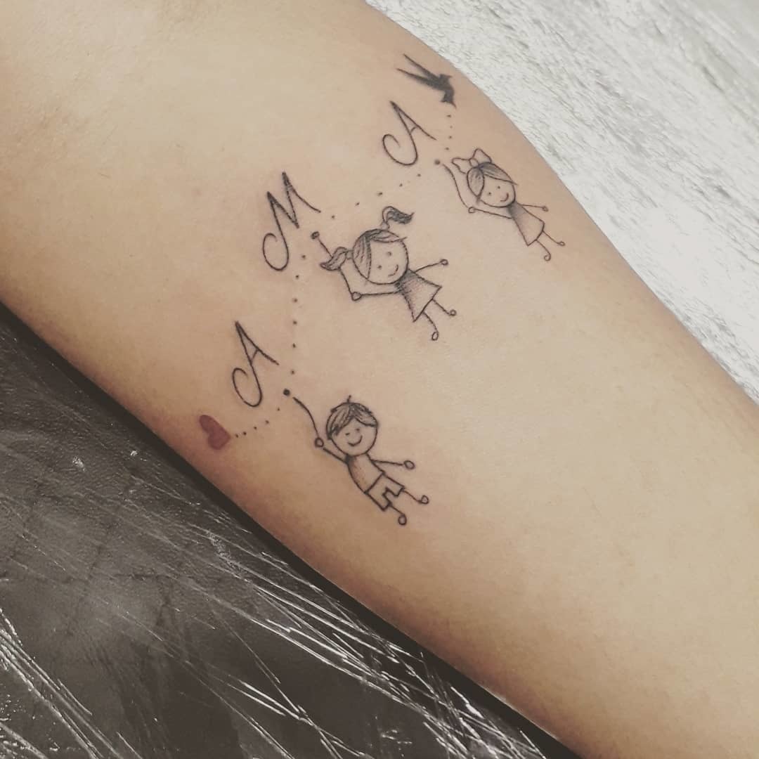 tattoo de mae e filha
