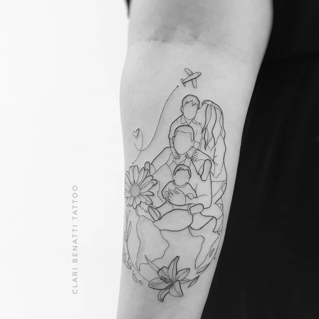 tattoo de mae e filha