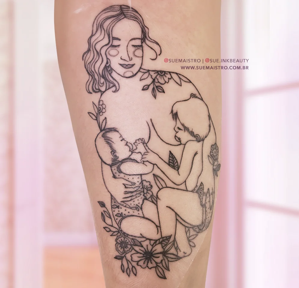 erros comuns ao fazer tatuagem mãe e filho