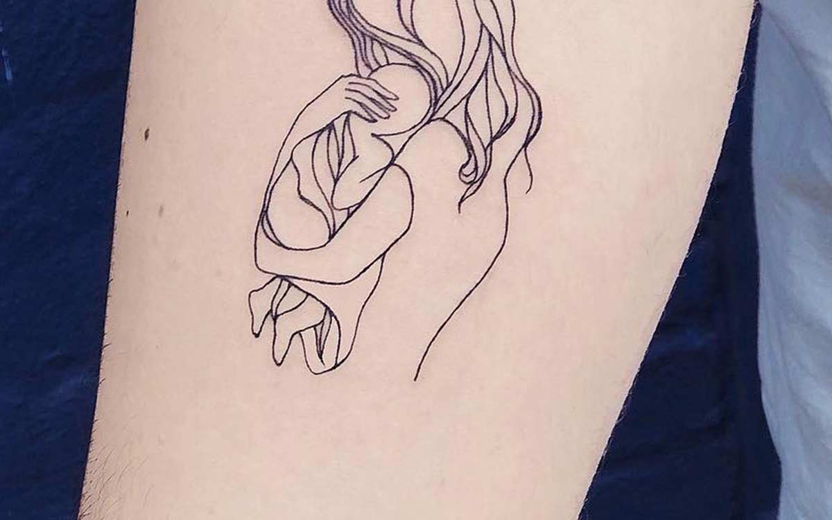 ideias de tatuagem mãe e filho delicada