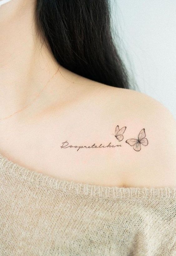 tatuagem feminina ombro discreta