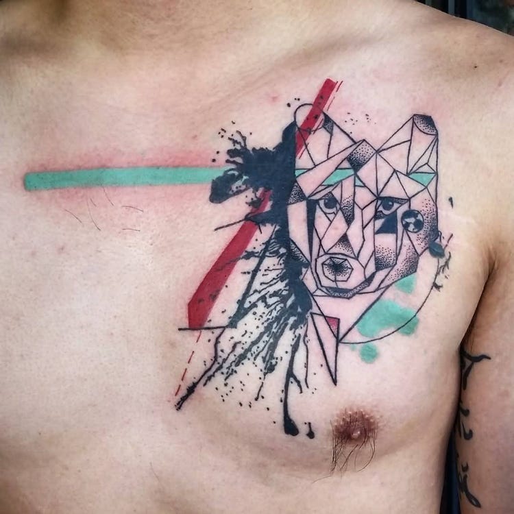 tattoo no peito