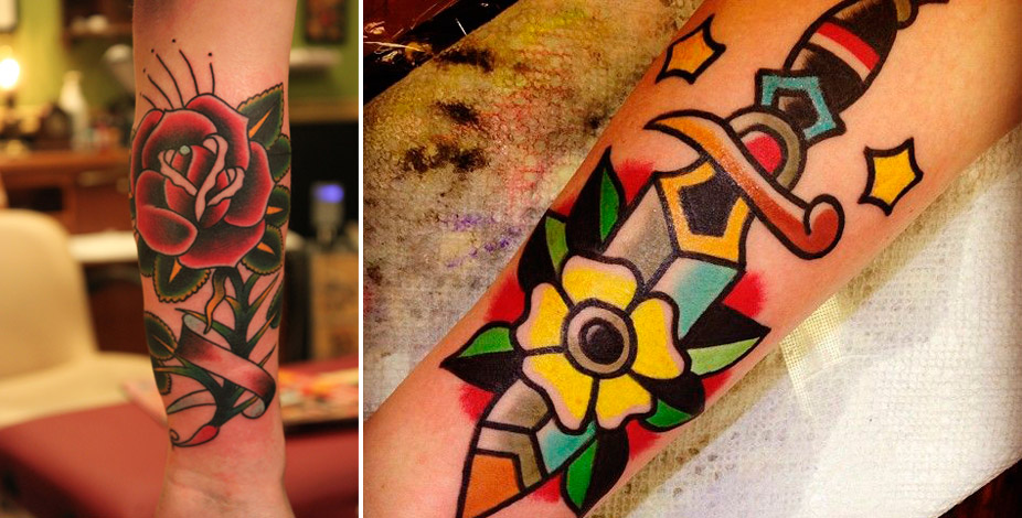 quanto custa uma tatuagem old school feminina