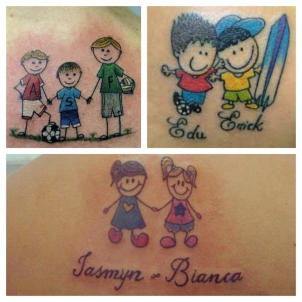 Os Melhores Locais do Corpo para Tatuagens Masculinas de Homenagem aos Filhos