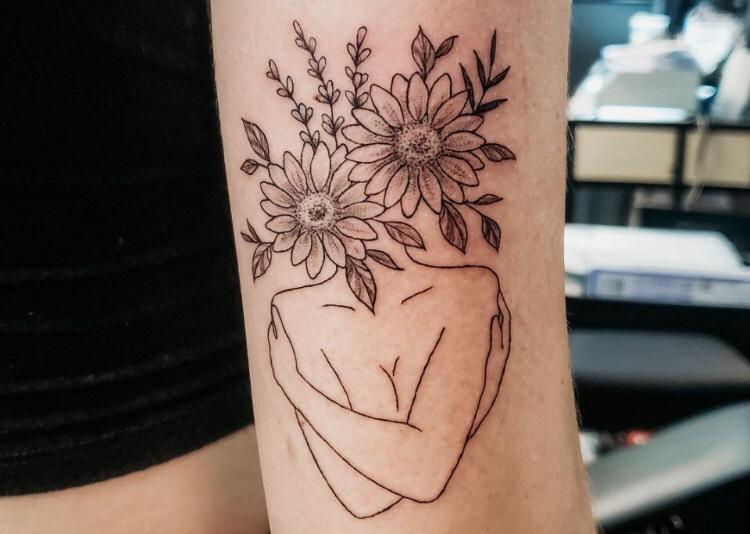 tatuagem de coração para amor proprio
