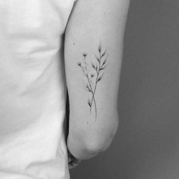 tatuagem atrás do braço vs tatuagem no antebraço feminina