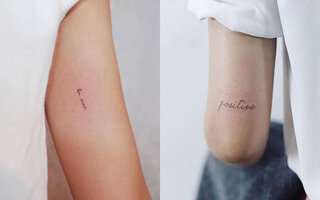 tatuagem atras do braco feminina