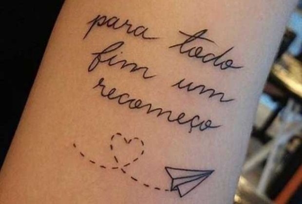 tatuagem atrás do braço vs tatuagem no antebraço feminina