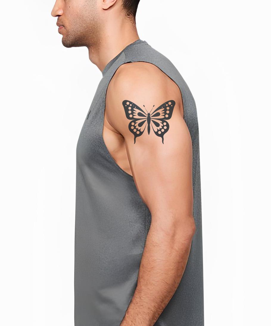 tatuagem borboleta temporária