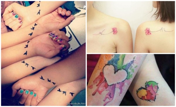 melhores ideias tatuagem colorida feminina delicada