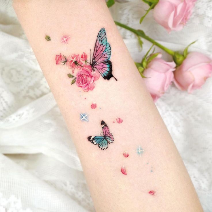 tatuagem aquarela vs fine line colorida qual escolher