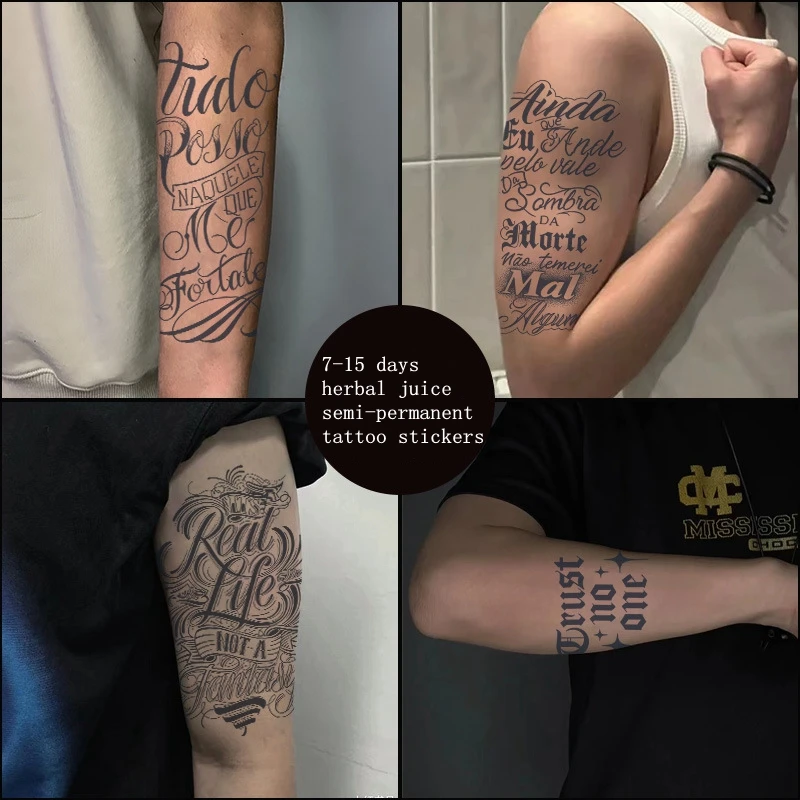 tatuagem de frase pequena no dedo do pé