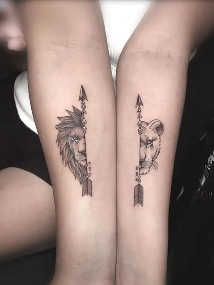ideias de tatuagem combinando para amigos e familiares