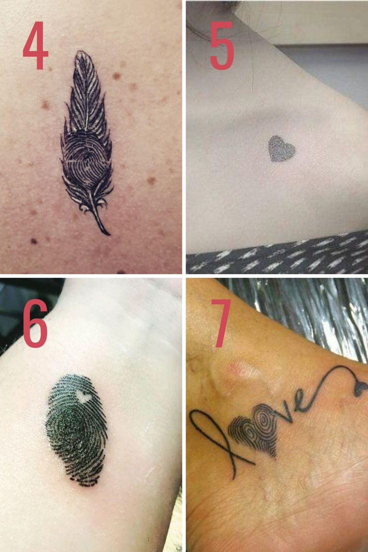tatuagem combinando de impressões digitais significado