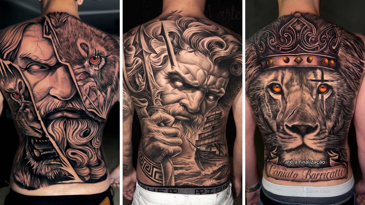 desenhos tatuagem costas masculina