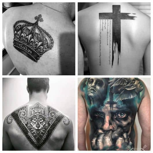 tatuagem fechamento costas