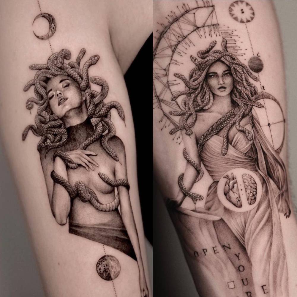 tatuagem da medusa