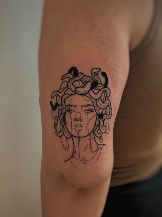 tatuagem da medusa