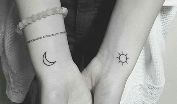 tatuagem de amigas com infinito