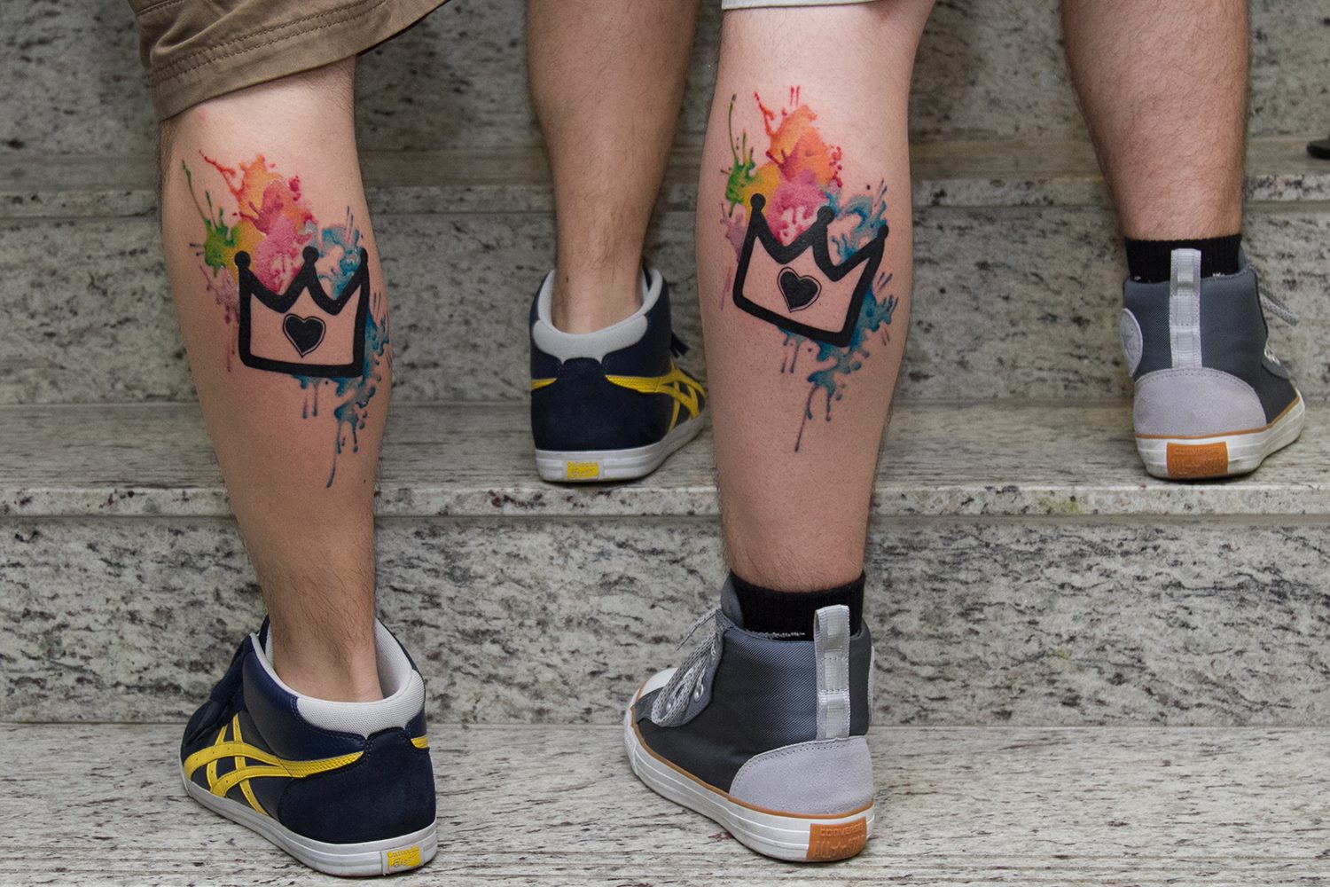 tatuagem de coroa no antebraço