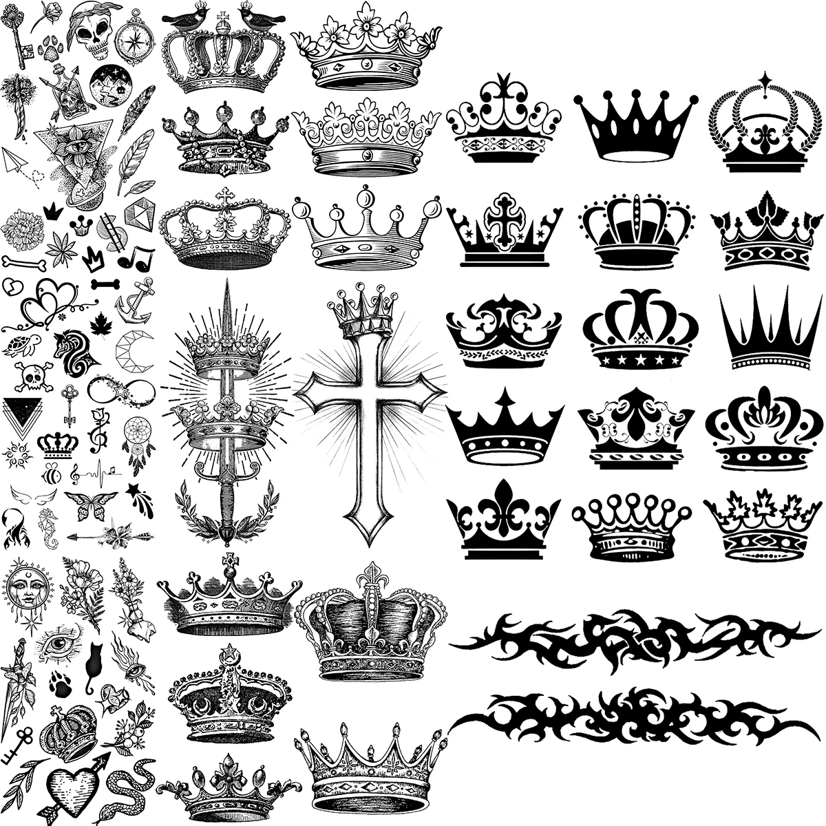 tatuagem de coroa de espinhos