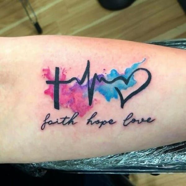 quanto custa uma tatuagem de fé pequena