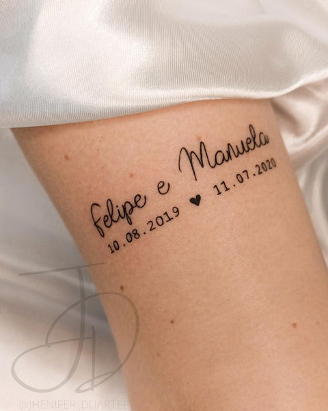 tatuagem nome filho significado