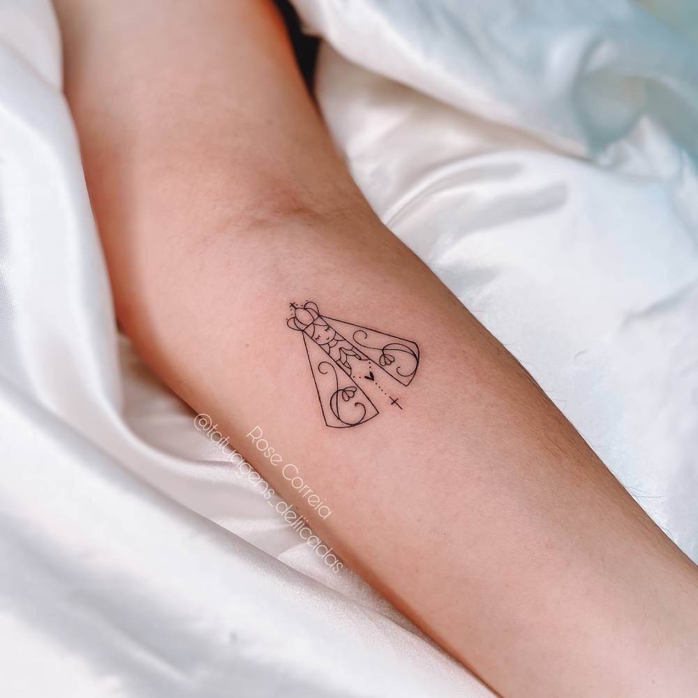 tatuagem fé religiosa