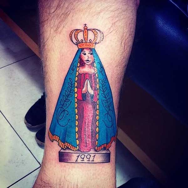 tatuagem nossa senhora realista
