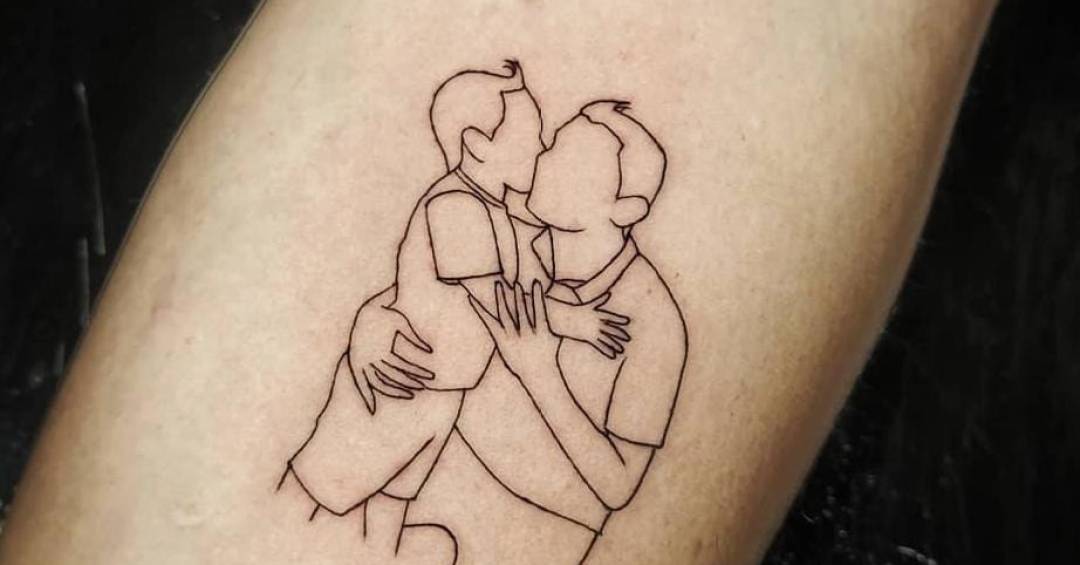 tatuagem de pai e mae