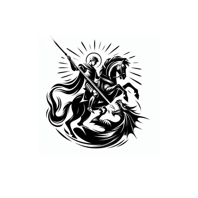 Tatuagem de São Jorge no Braço: Ideias e Designs
