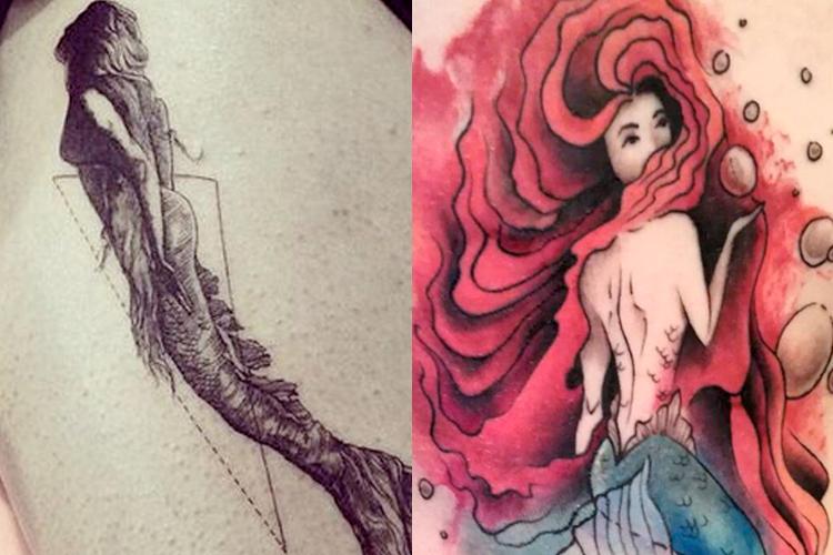 tatuagem de sereia