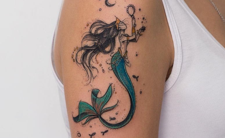 tatuagem de sereia vs tatuagem de kraken
