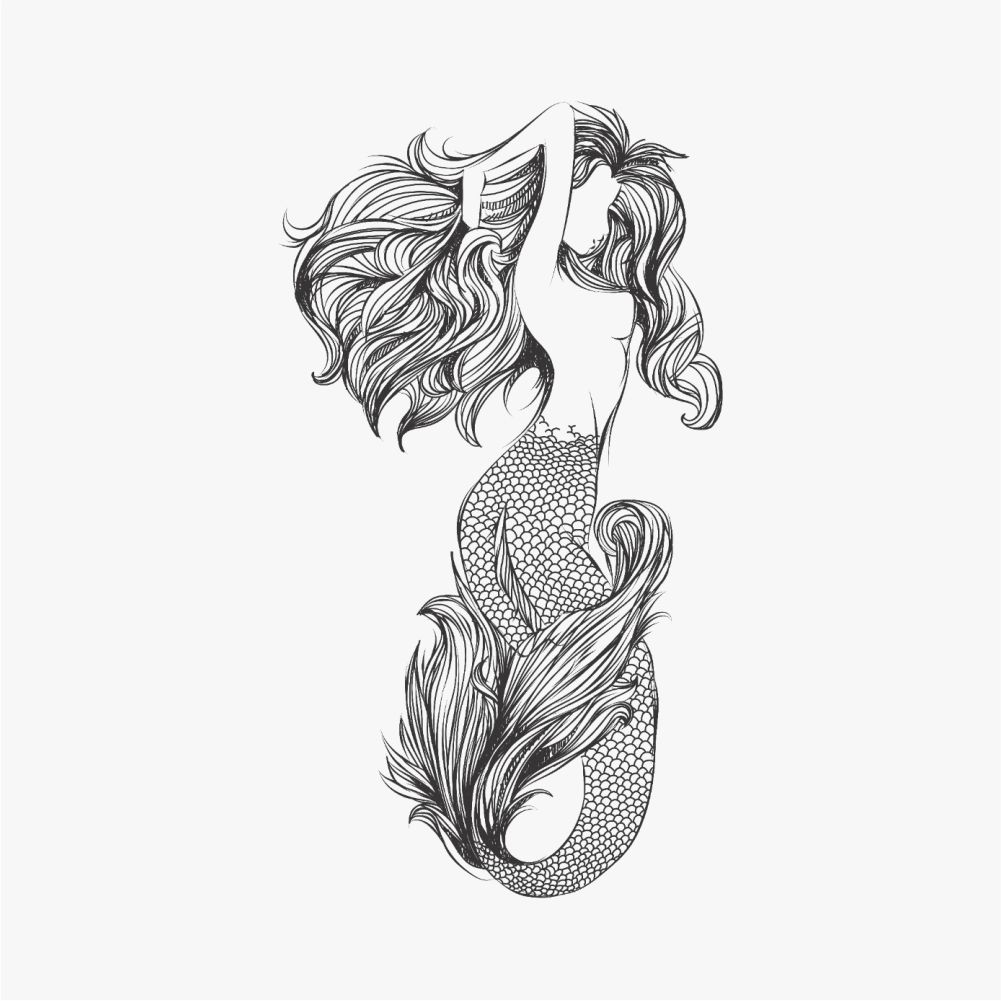 tatuagem de sereia vs tatuagem de kraken
