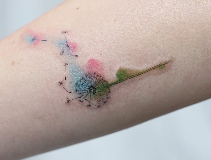 Tatuagem Dente De Leao