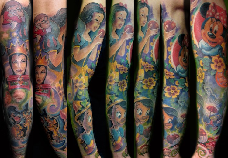 Princesas Disney Modernas: Ideias de Tatuagens com um Toque Alternativo