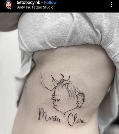 ideias criativas de tatuagem para homenagear meu filho
