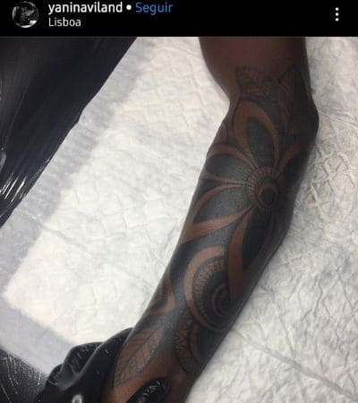 tatuagem em pele negra