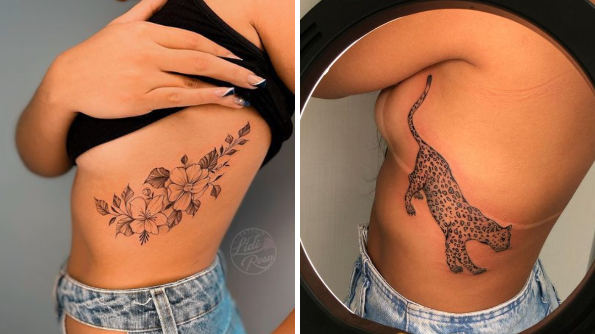 Tatuagem Feminina Na Costela