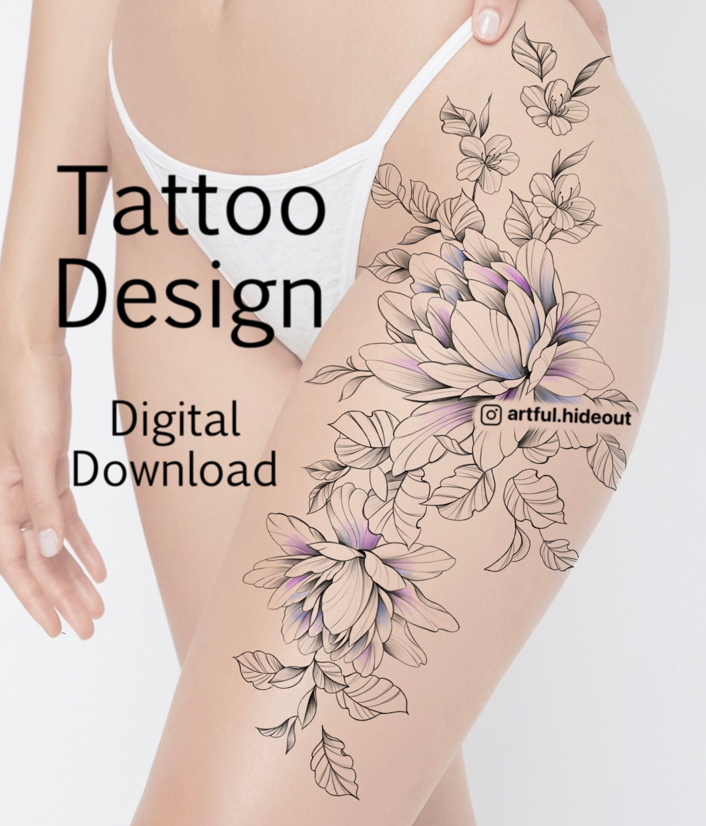 Como Escolher o Tatuador Ideal para Tatuagens Coloridas na Coxa