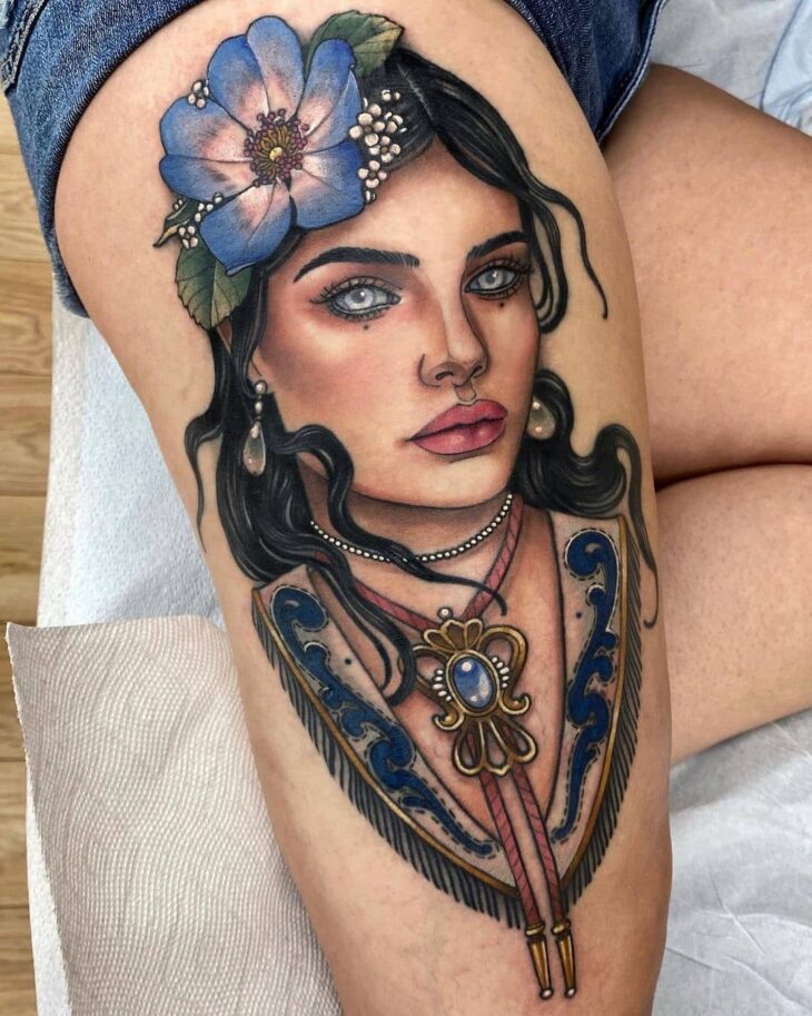 Tatuagens de Animais na Coxa e Seus Simbolismos