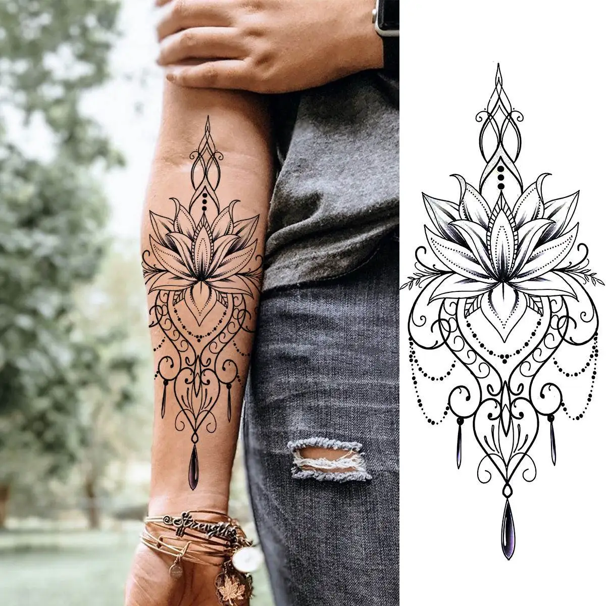 tatuagem feminina na perna vs braço qual escolher