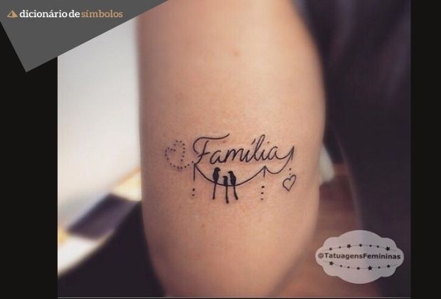 tatuagem feminina no braco filhos