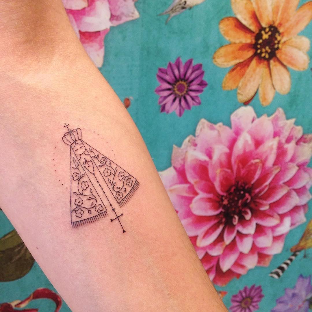 erros comuns tatuagem nossa senhora aparecida