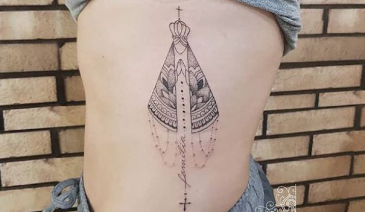inspiração tatuagem feminina nossa senhora aparecida