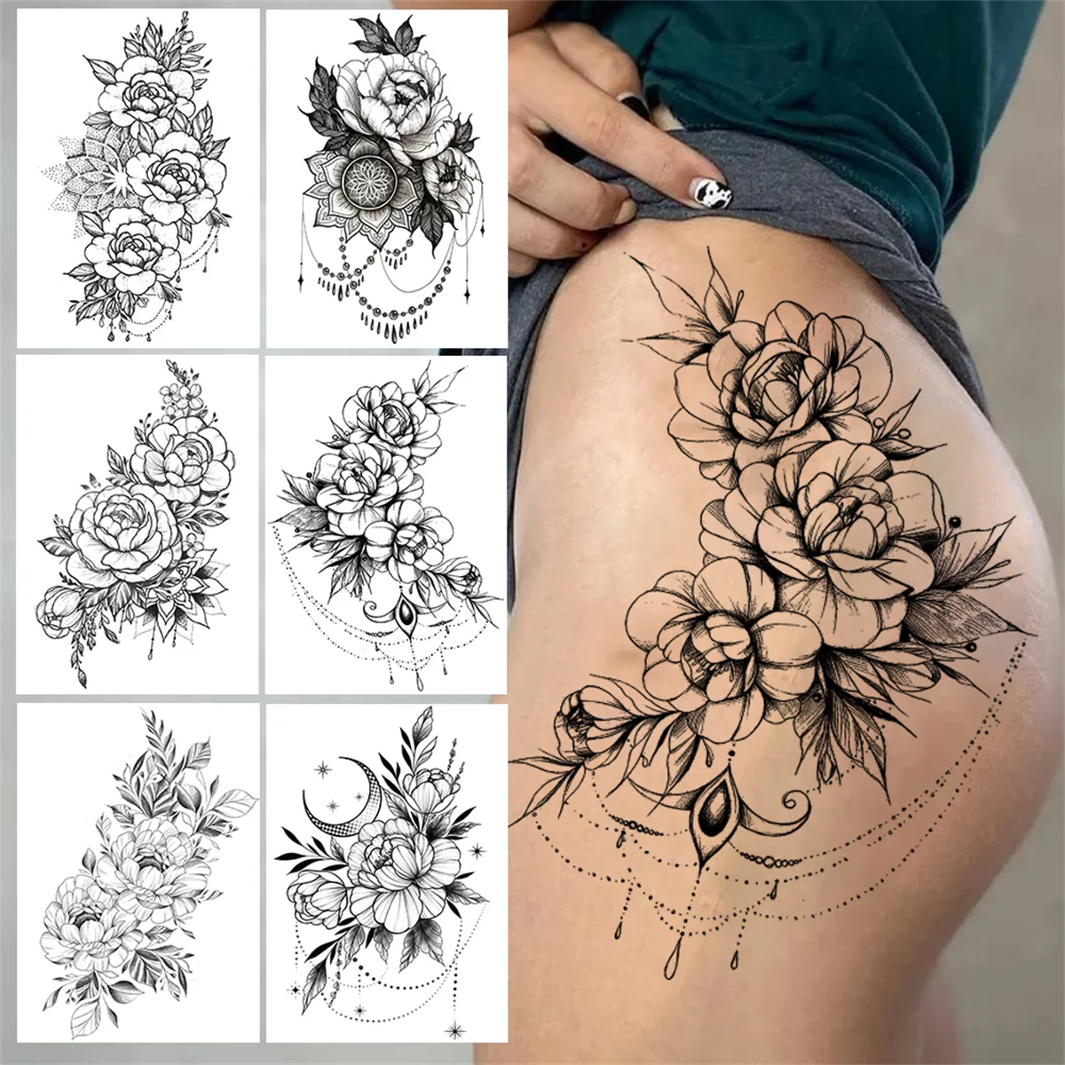 tatuagem feminina perna