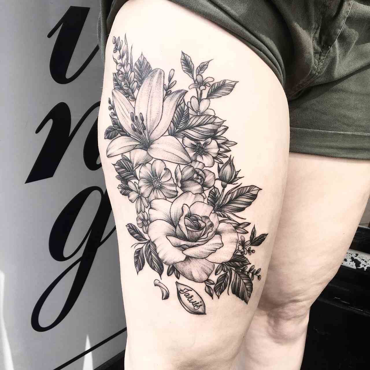 tatuagem feminina na perna vs braço qual escolher