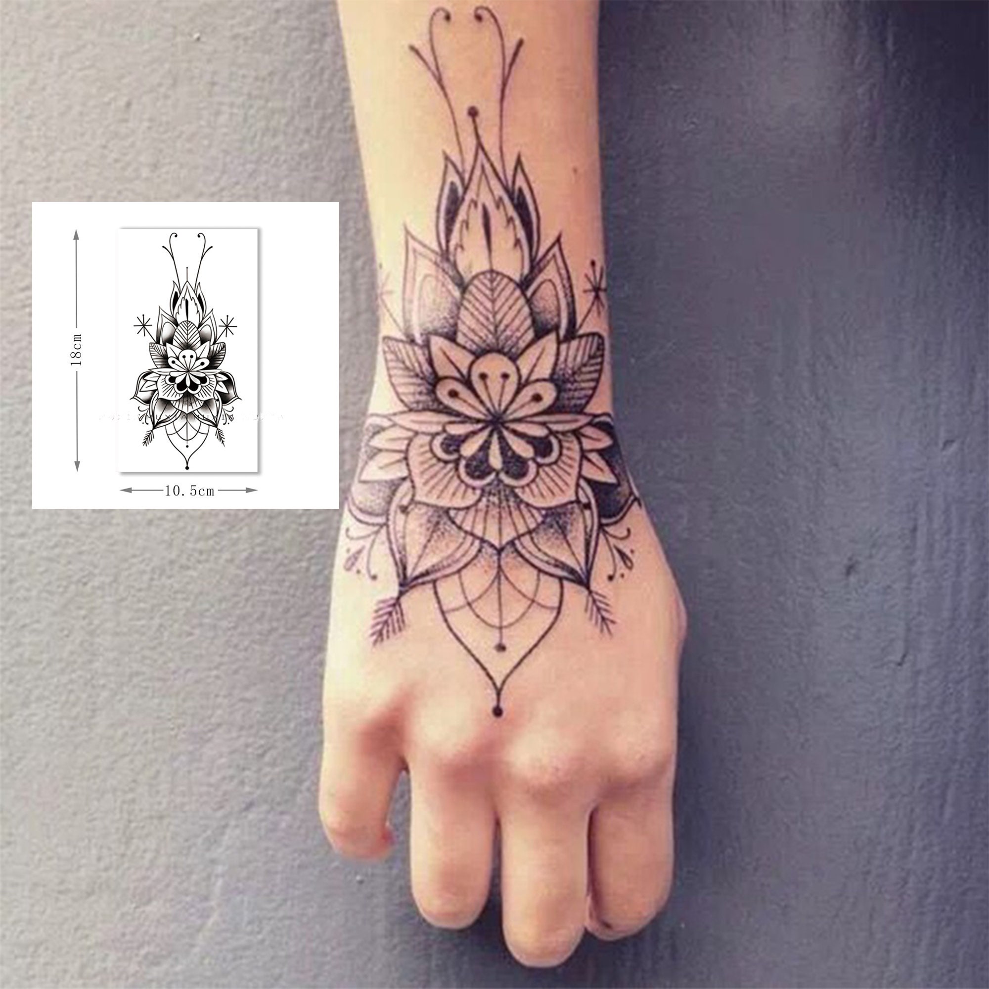 cuidados pos tatuagem flor fineline pulso