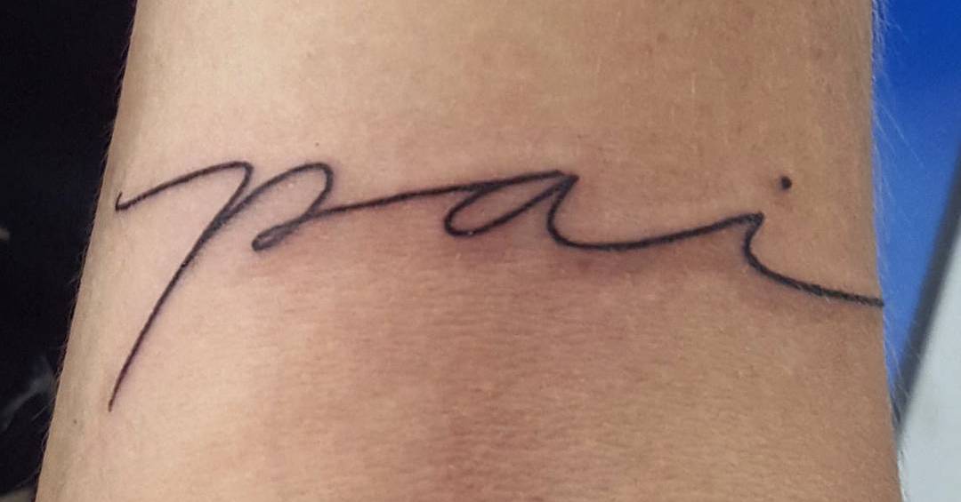 tatuagem homenagem ao pai